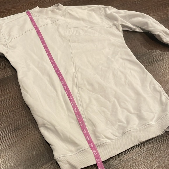 🗻Lululemon Broken Beats crew neck sweatshirt Dress Alpine White size xs - Picture 4 of 10